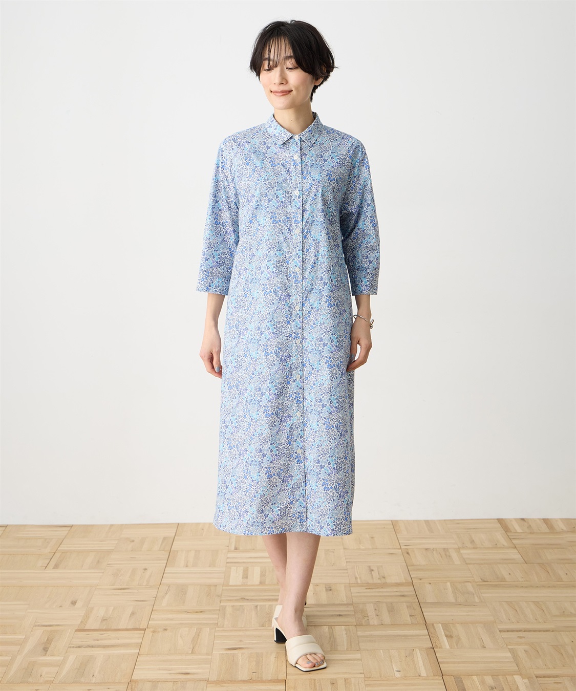 Liberty】リバティプリントワンピース DECOY｜クロスプラス公式通販サイト