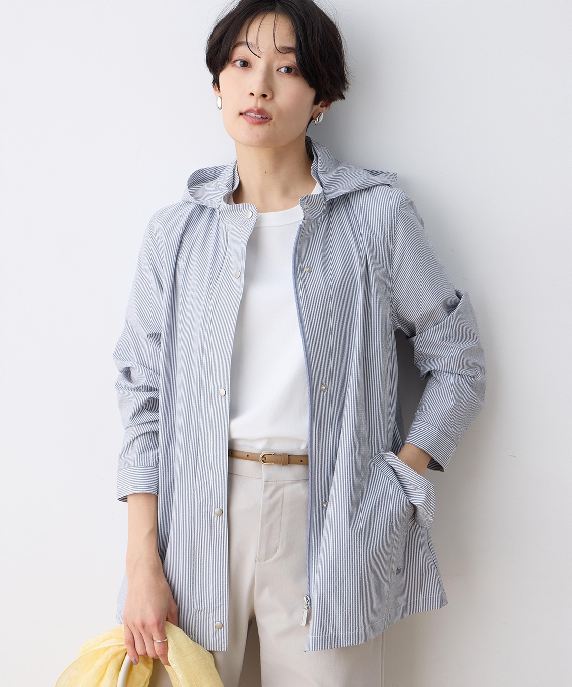 DECOY サッカーストライプジャケット【フード取り外し可】_sub_5