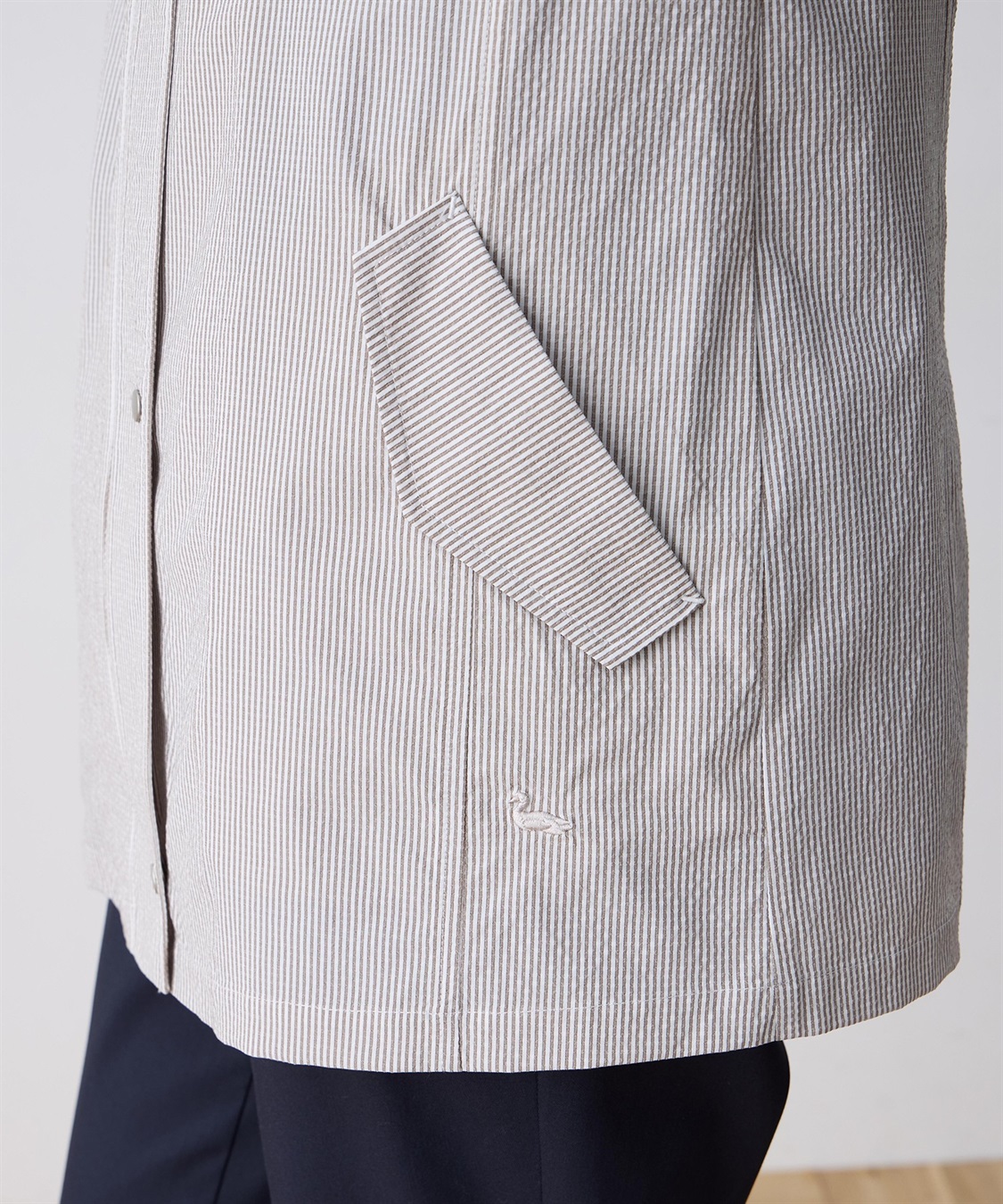 DECOY サッカーストライプジャケット【フード取り外し可】_sub_12