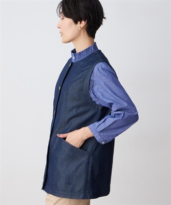 DECOY デニムベスト【接触冷感】_subthumb_2