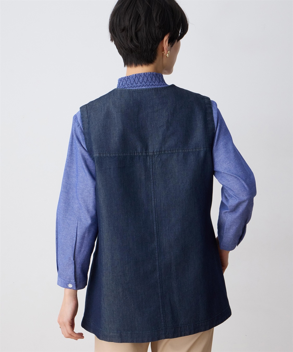 DECOY デニムベスト【接触冷感】_sub_3