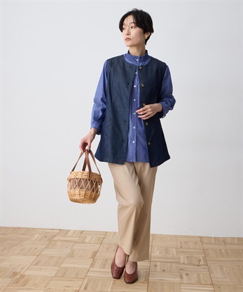 DECOY デニムベスト【接触冷感】_subthumb_4