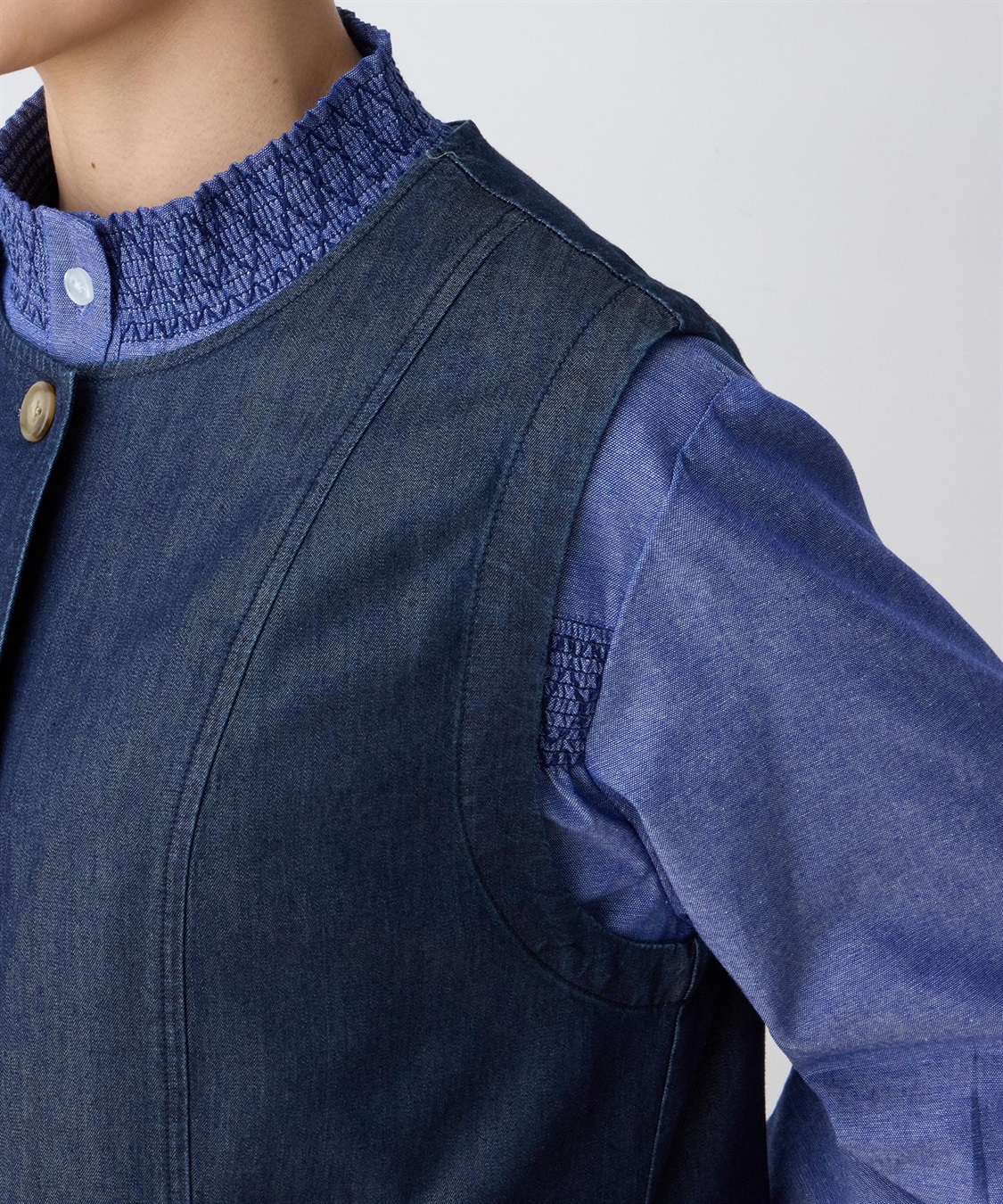 DECOY デニムベスト【接触冷感】_sub_7