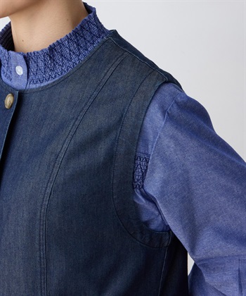 DECOY デニムベスト【接触冷感】_subthumb_7