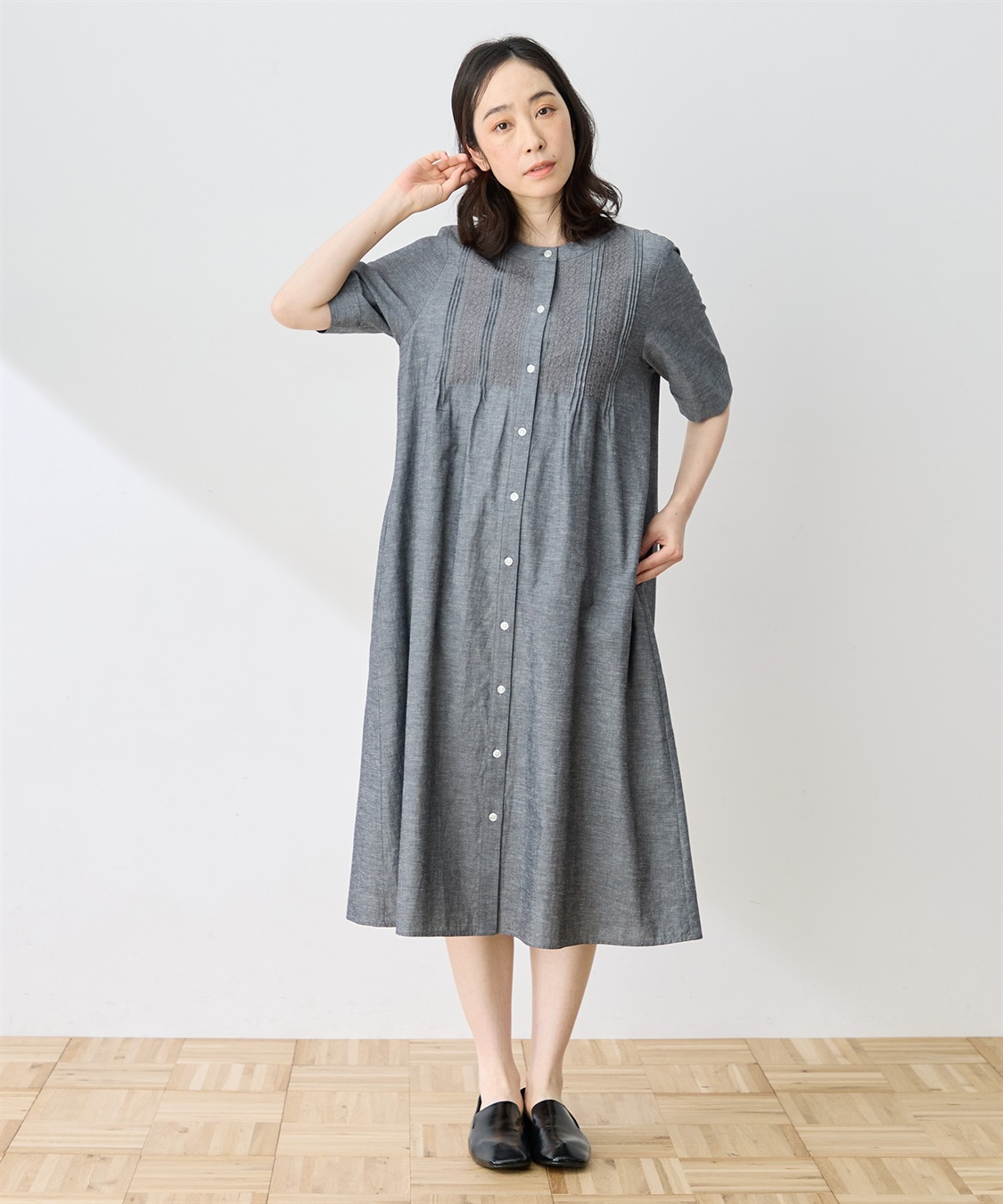 DECOY 刺しゅうワンピース_sub_2