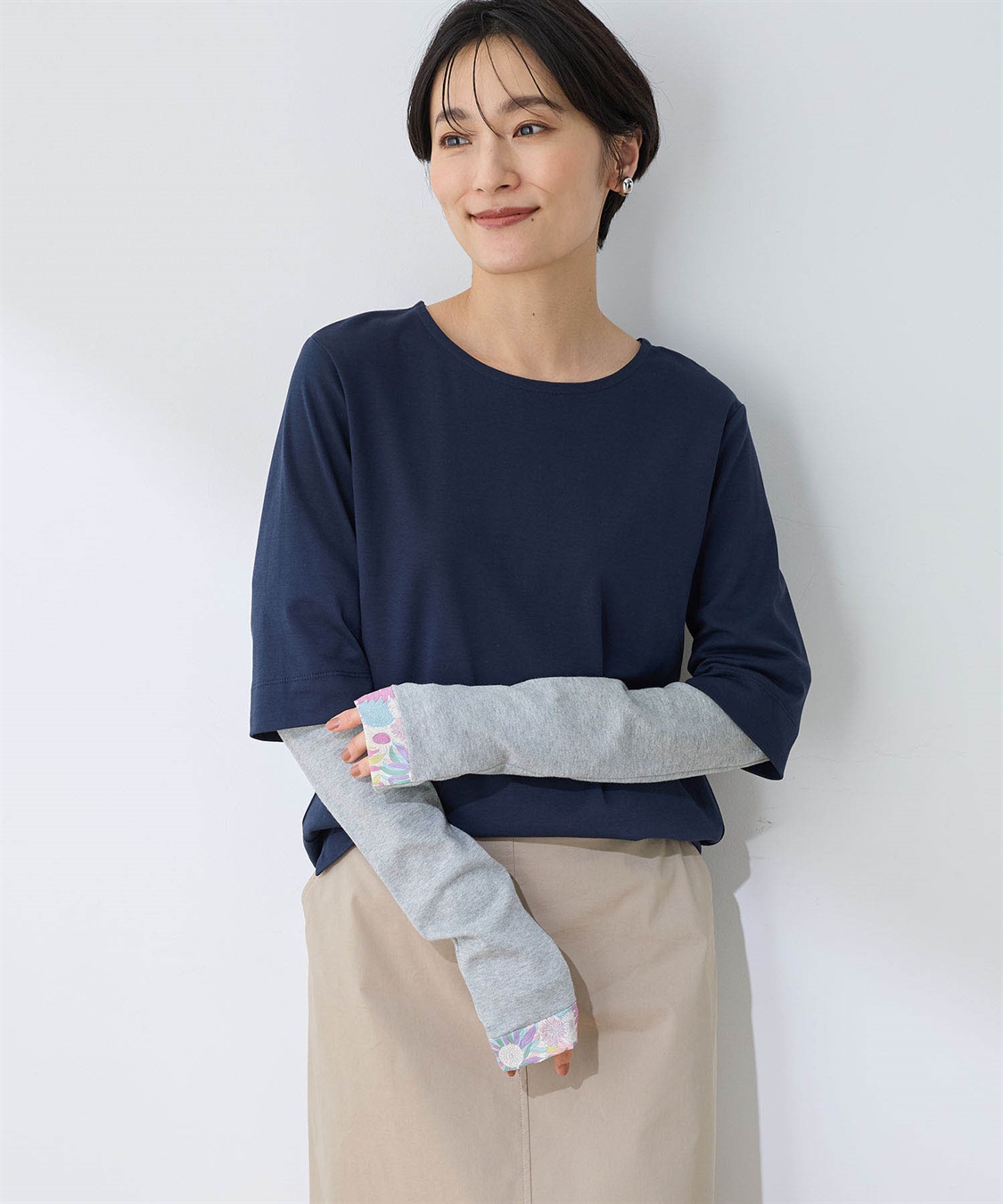 DECOY リバティプリントアームカバー_sub_2