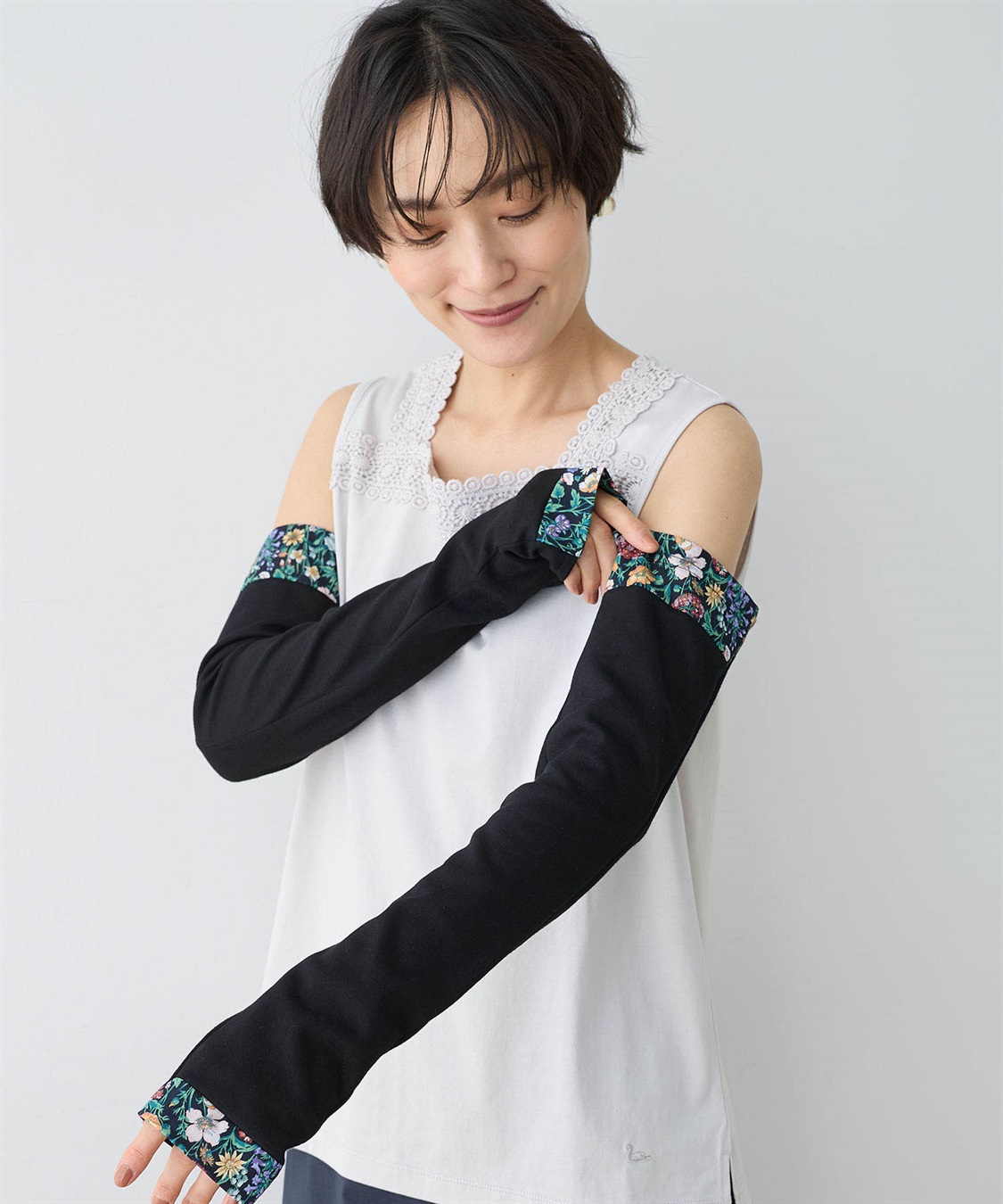 DECOY リバティプリントアームカバー_sub_4