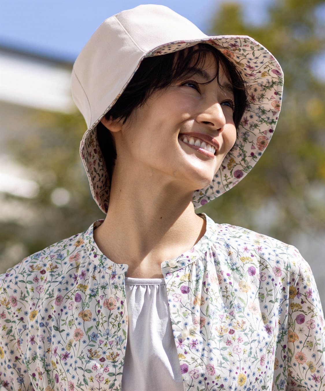 DECOY リバティプリントチューリップハット_sub_1