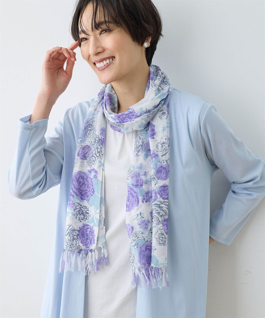 DECOY フラワープリントストール_sub_2