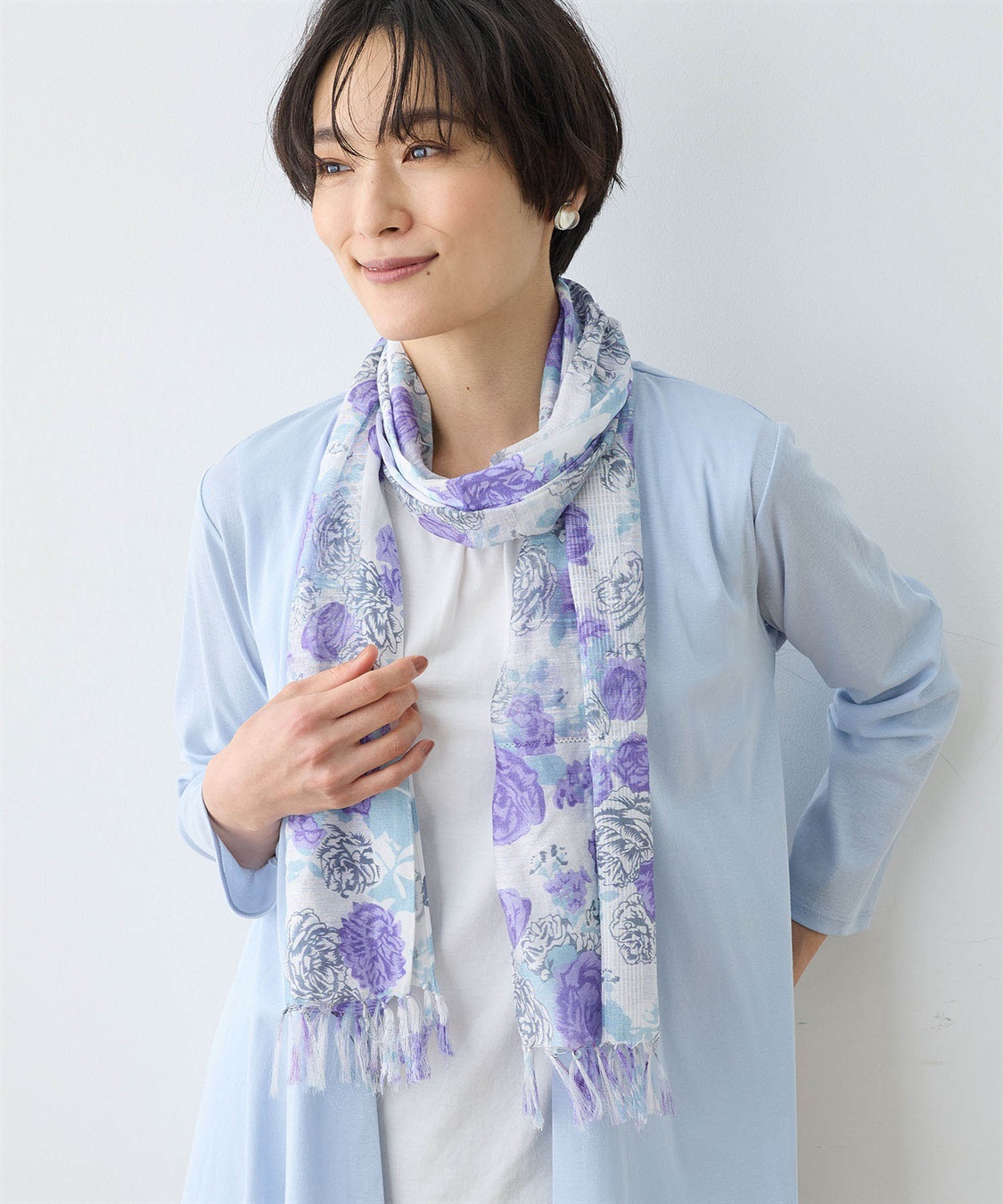 DECOY フラワープリントストール_sub_3