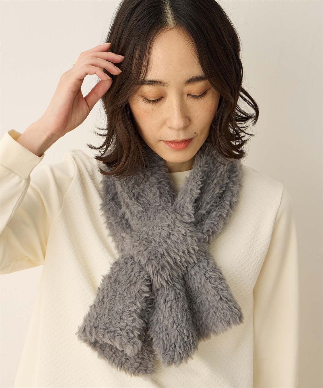 DECOY フェザーヤーンマフラー_sub_3