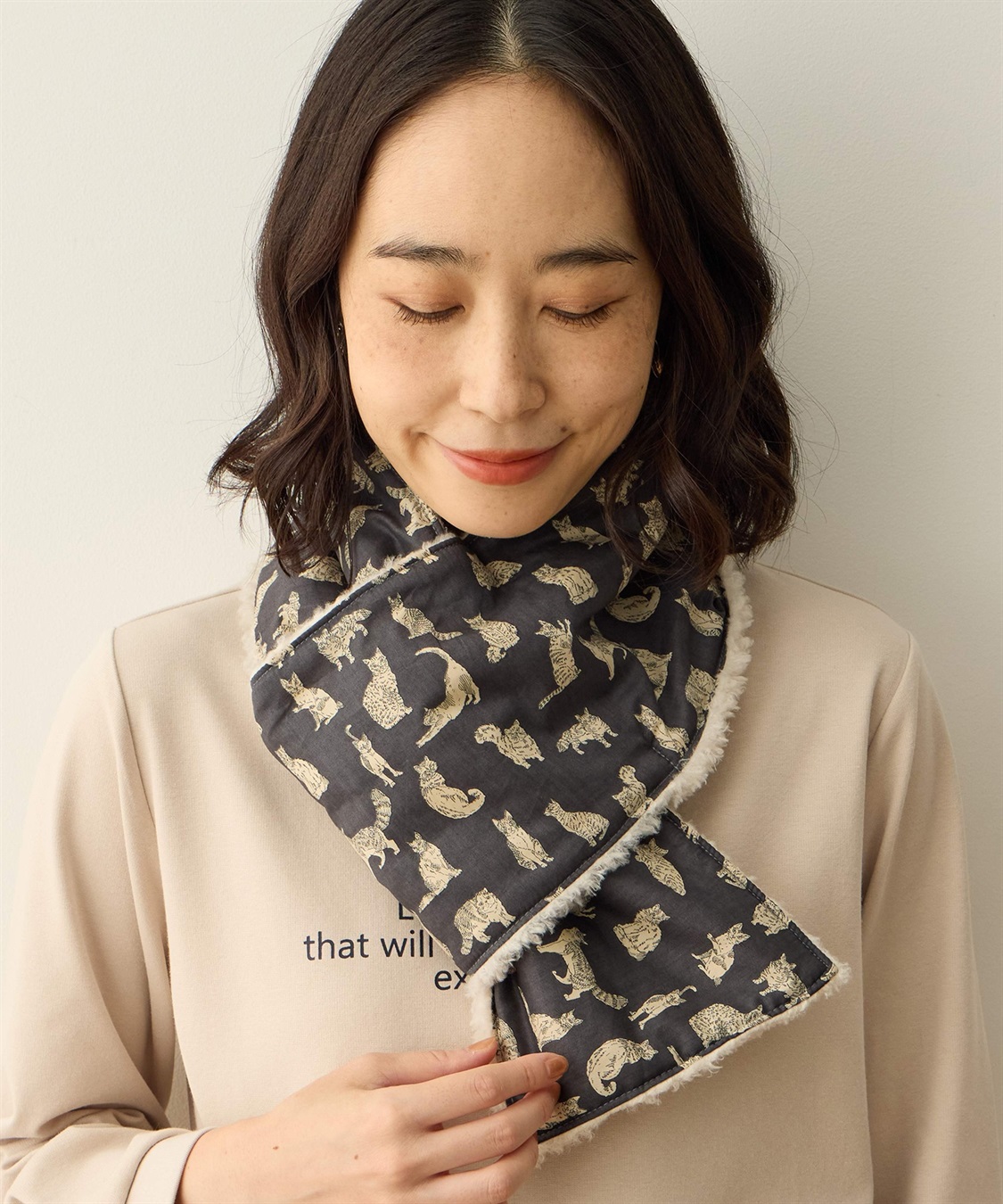 DECOY リバティプリントネックウォーマー_sub_1