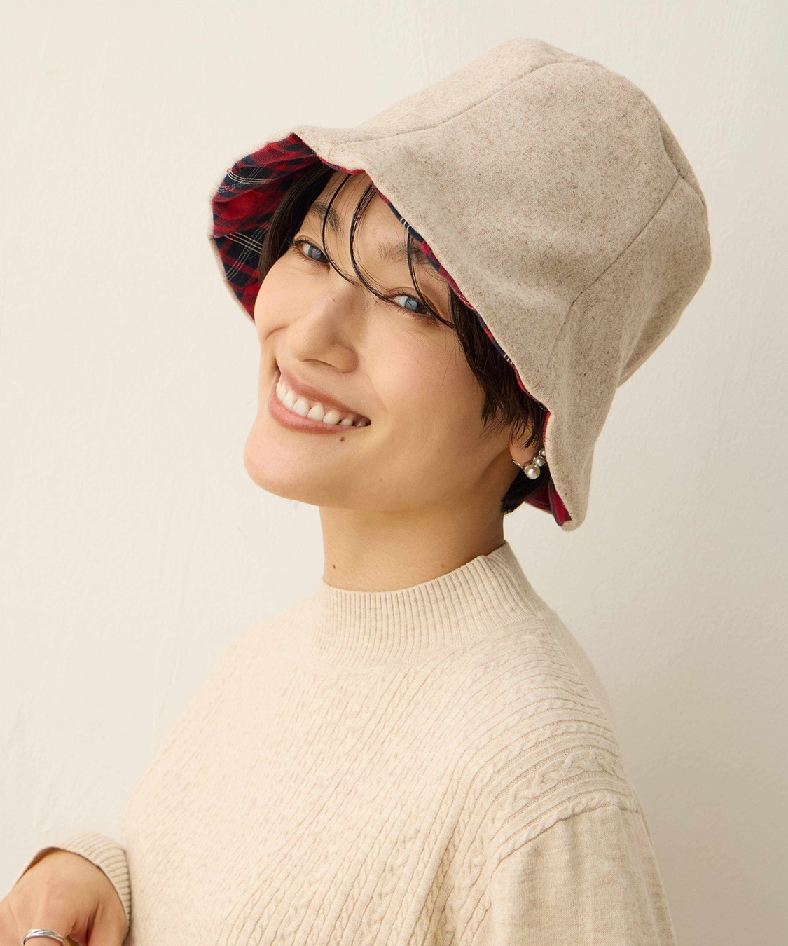 DECOY ツバ裏チェックハット_sub_3