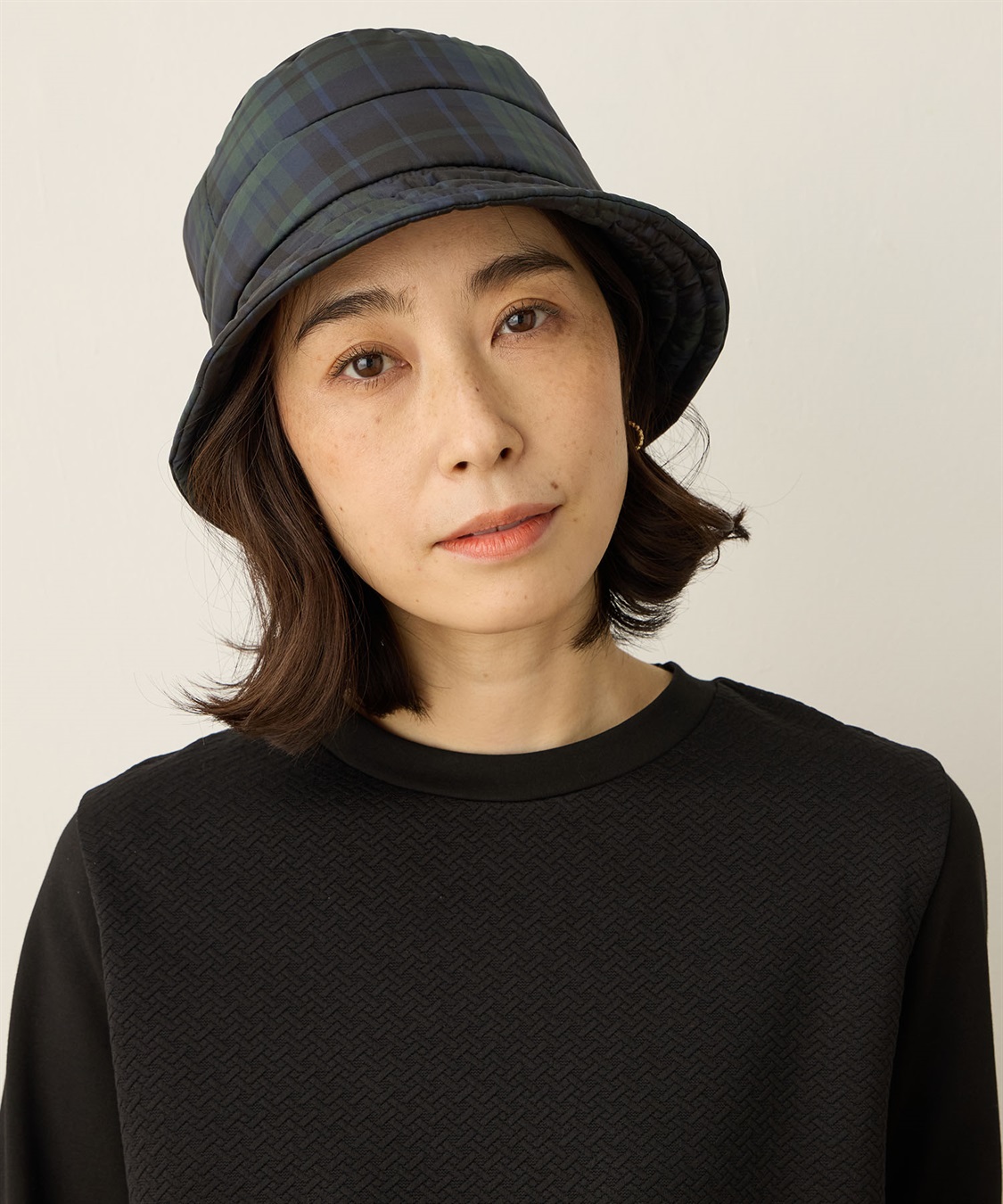 チェックキルティングハット DECOY｜クロスプラス公式通販サイト