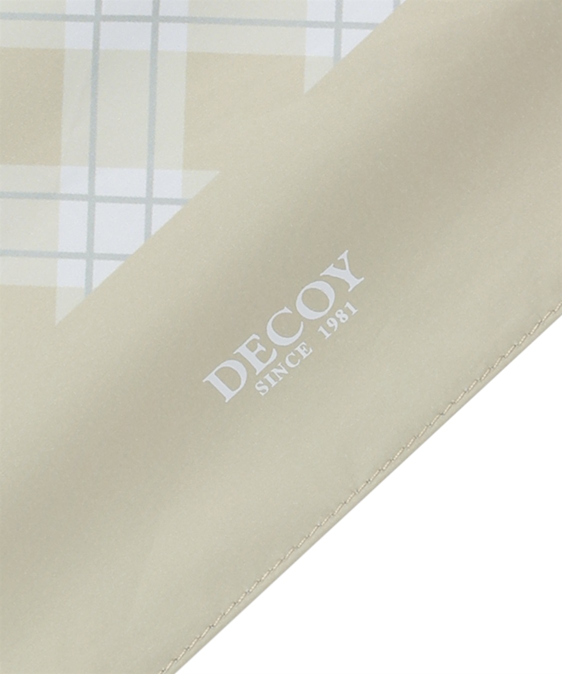 DECOY チェック折り畳み傘【晴雨兼用】【UVカット】【遮熱】【軽量】_sub_4