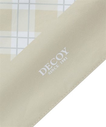DECOY チェック折り畳み傘【晴雨兼用】【UVカット】【遮熱】【軽量】_subthumb_4