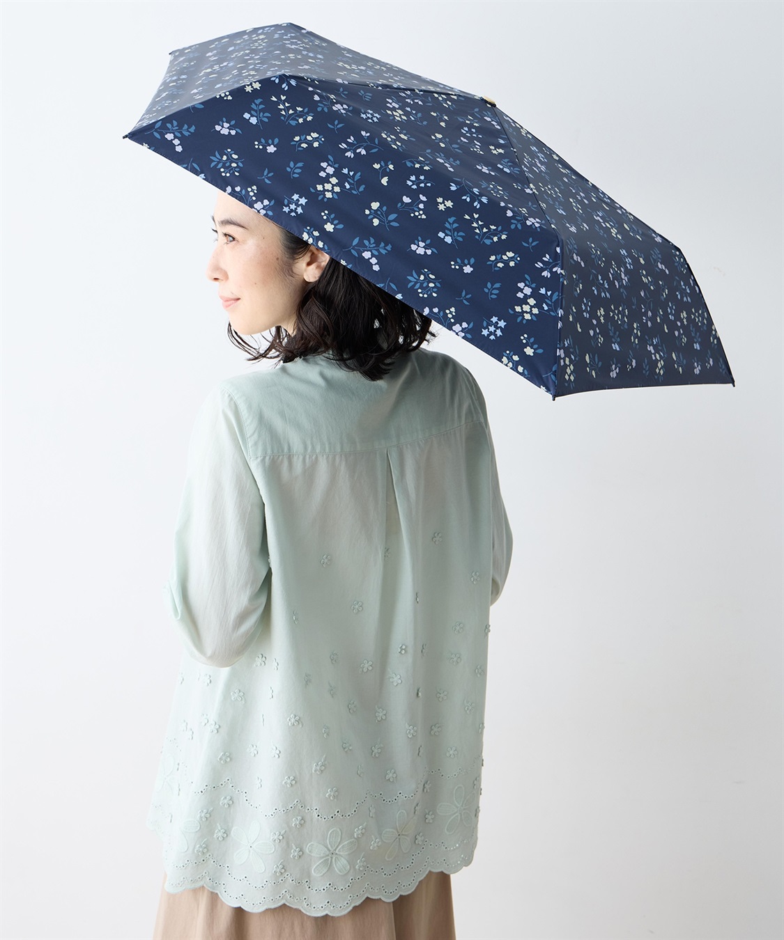 DECOY 花柄折り畳み傘【晴雨兼用】【UVカット】【遮熱】【軽量】_sub_3