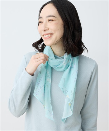 DECOY ボタニカルプリントストール_subthumb_2