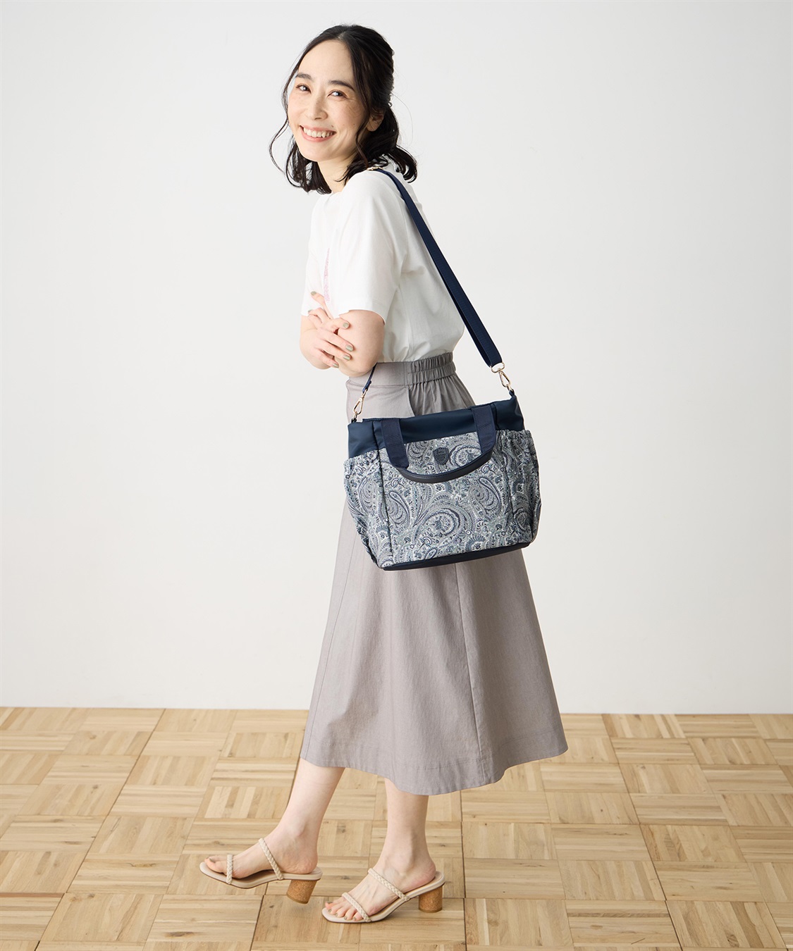 DECOY 【Liberty】リバティプリント2WAYトートバッグ_sub_1