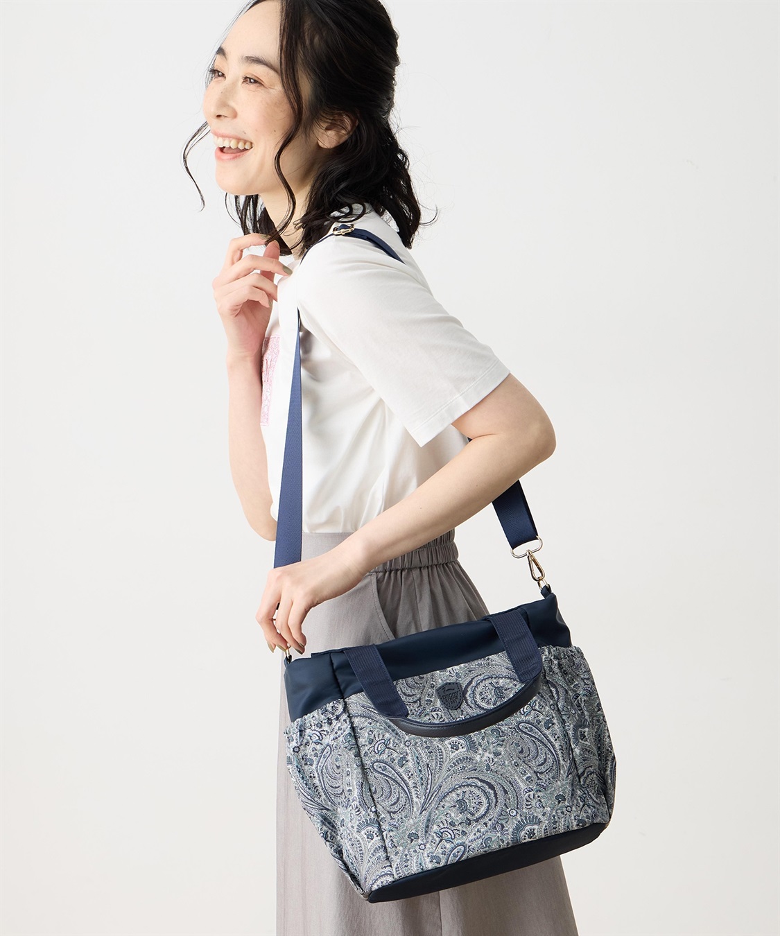 DECOY 【Liberty】リバティプリント2WAYトートバッグ_sub_2