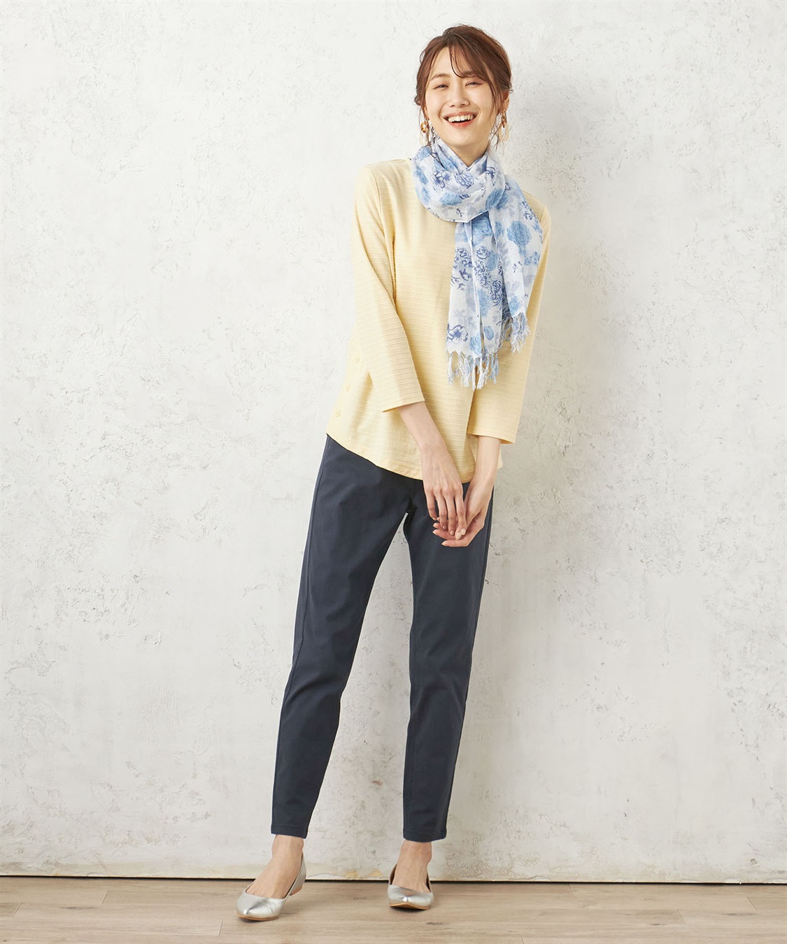 DECOY 花柄プリントストール_sub_4