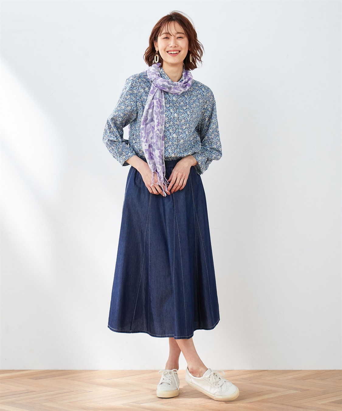 DECOY 水彩風プリントストール_sub_3