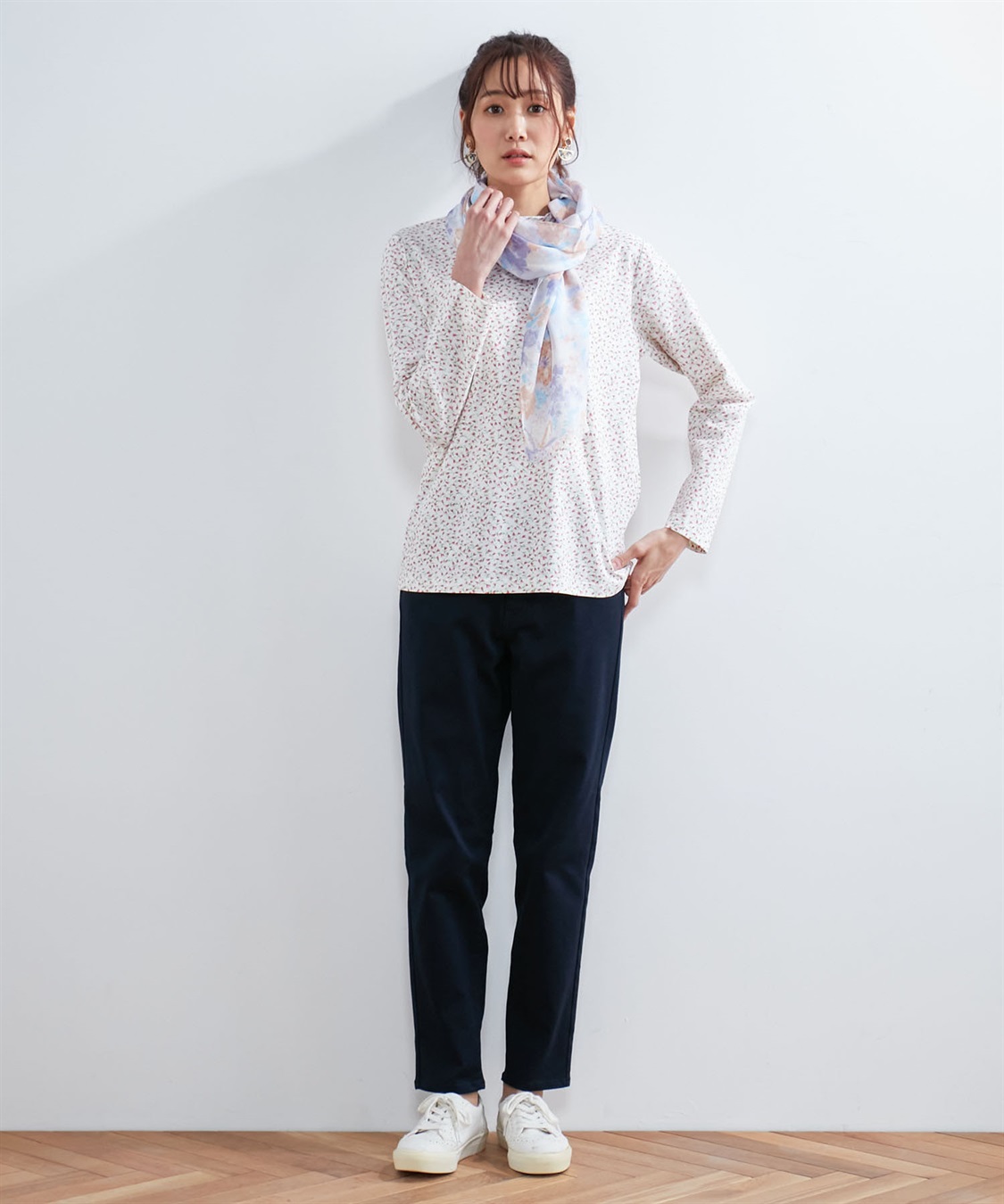 DECOY フラワープリントストール_sub_3