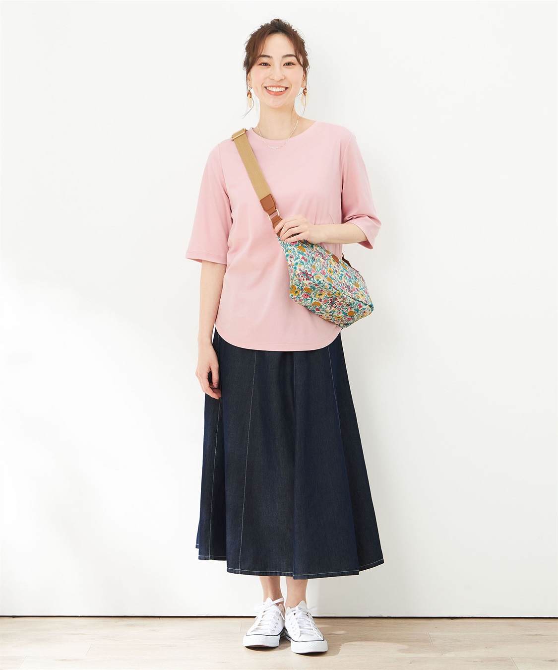 DECOY リバティプリントショルダーバッグ_sub_9