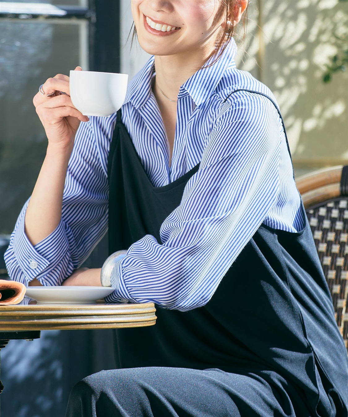 CROSS FUNCTION 《シワになりにくい》シャツ活エアーツイルタックシャツ【CF/クロスファンクション】_sub_3