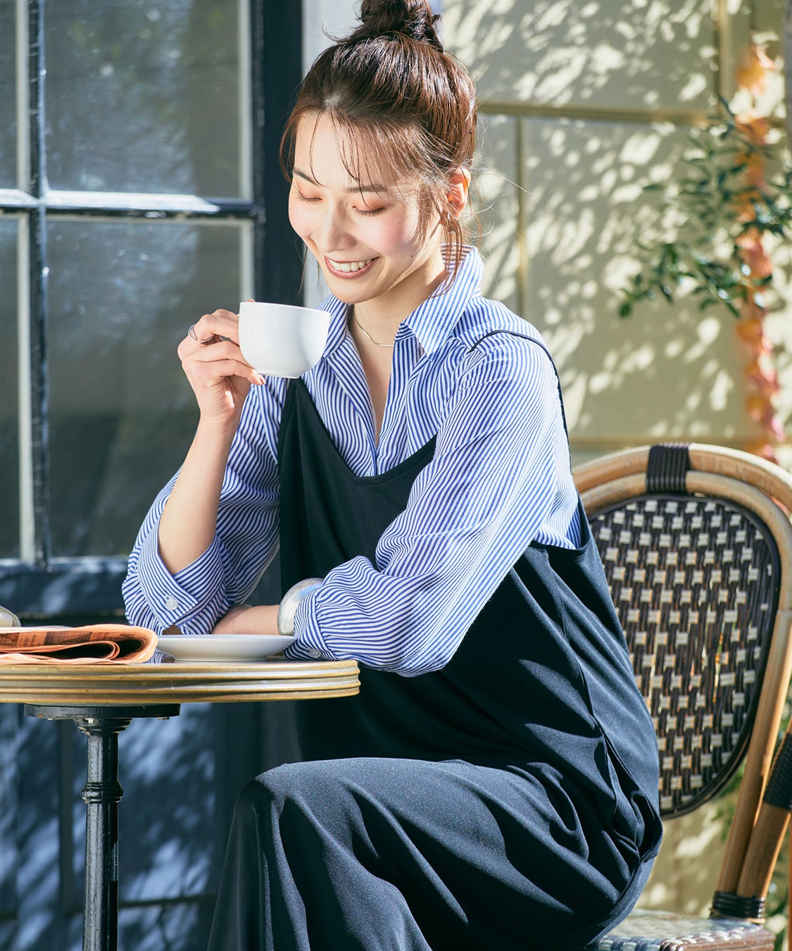 CROSS FUNCTION 《シワになりにくい》シャツ活エアーツイルタックシャツ【CF/クロスファンクション】_sub_16