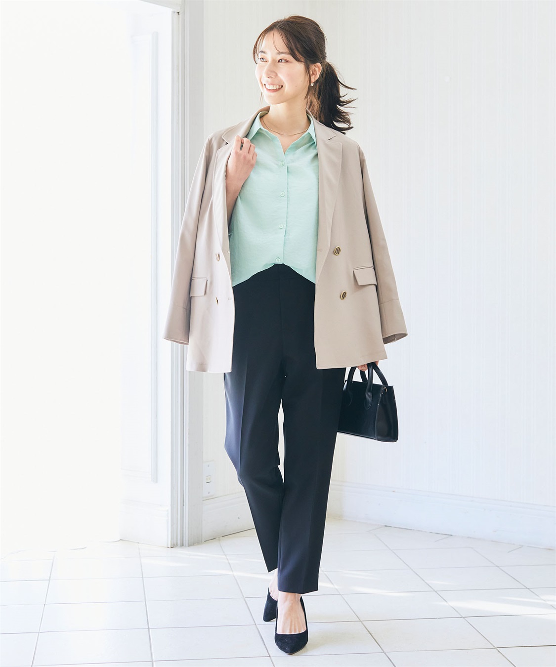 CROSS FUNCTION 《シワになりにくい》シャツ活エアーツイルタックシャツ【CF/クロスファンクション】_sub_25