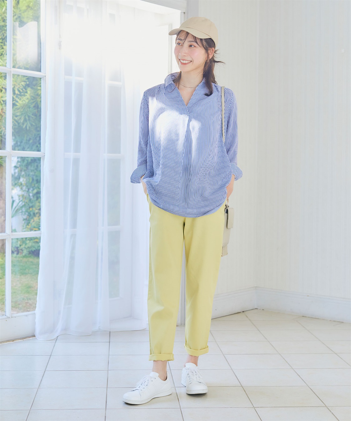 CROSS FUNCTION 【メディア掲載】《シワになりにくい》シャツ活エアーツイルタックプルオーバーシャツ【CF/クロスファンクション】_sub_7