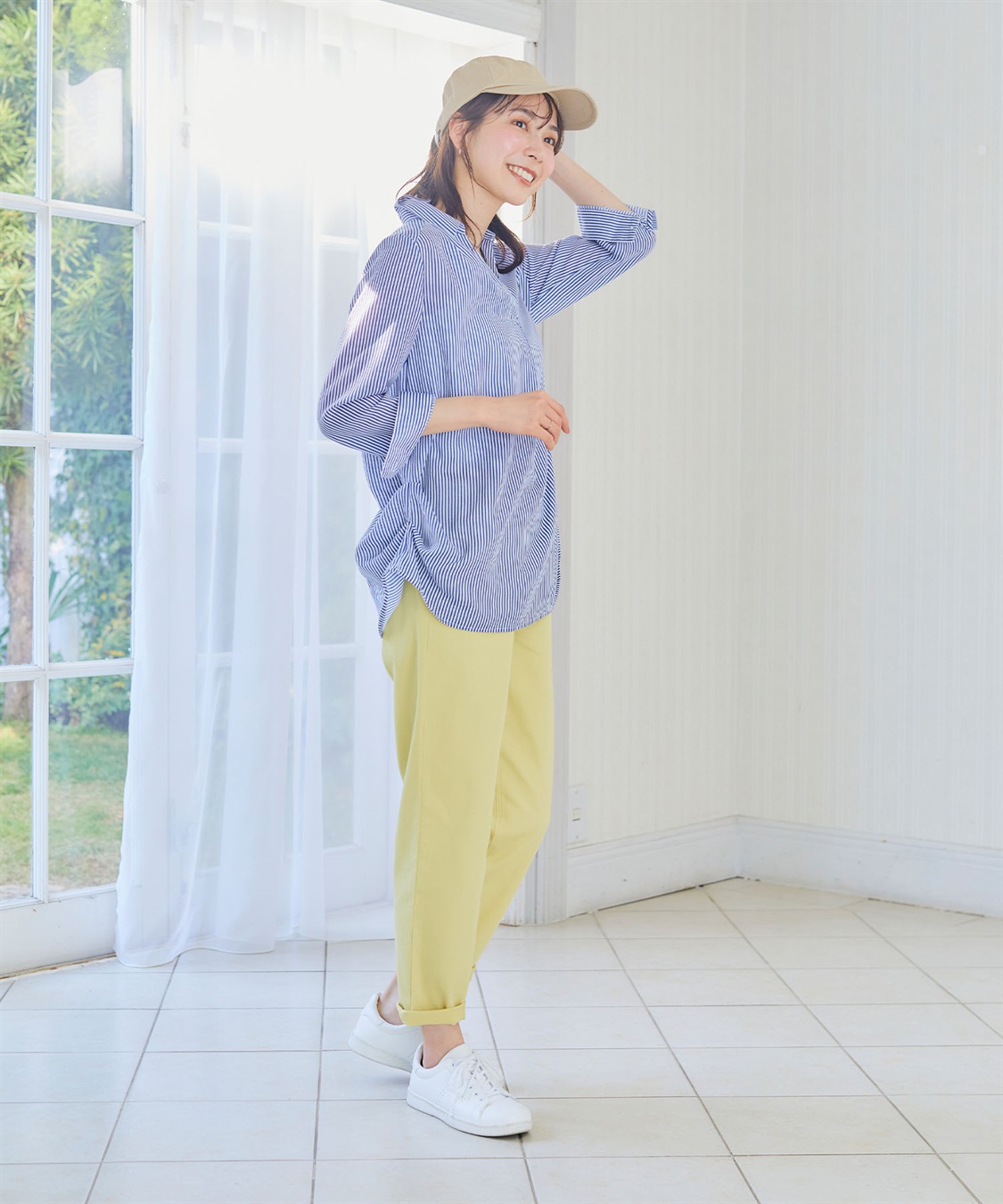 CROSS FUNCTION 【メディア掲載】《シワになりにくい》シャツ活エアーツイルタックプルオーバーシャツ【CF/クロスファンクション】_sub_8