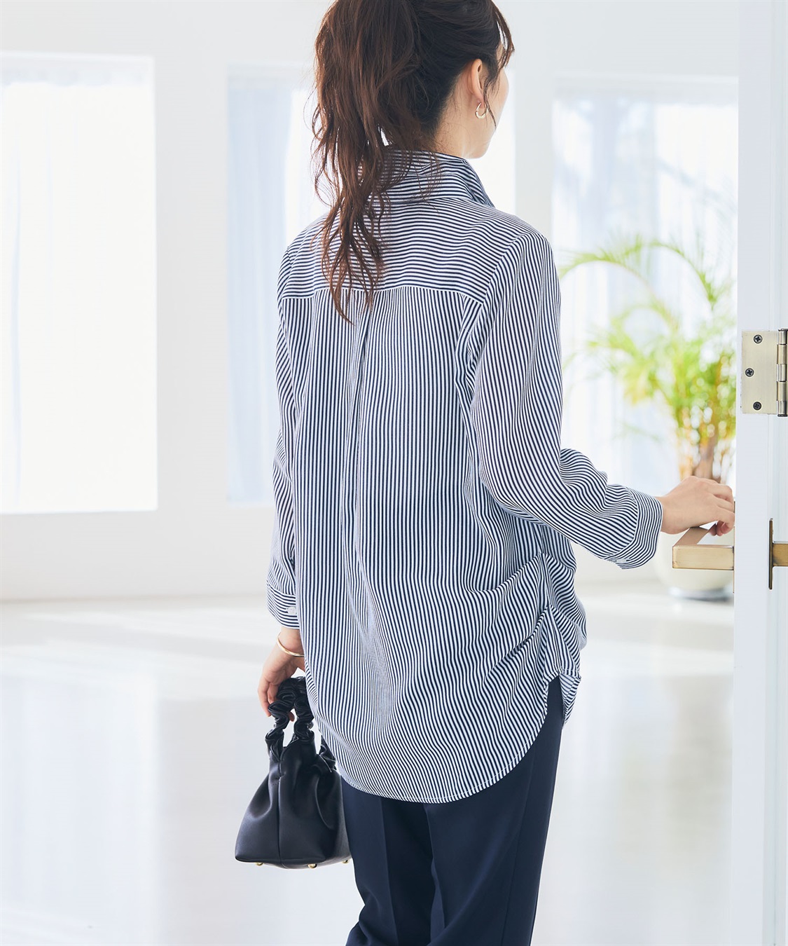 CROSS FUNCTION 【メディア掲載】《シワになりにくい》シャツ活エアーツイルタックプルオーバーシャツ【CF/クロスファンクション】_sub_11