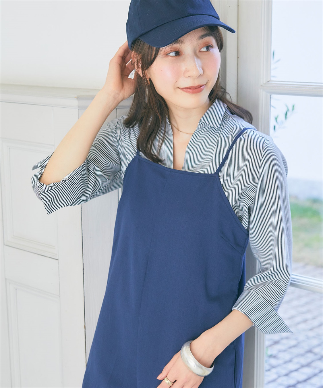 CROSS FUNCTION 【メディア掲載】《シワになりにくい》シャツ活エアーツイルタックプルオーバーシャツ【CF/クロスファンクション】_sub_13