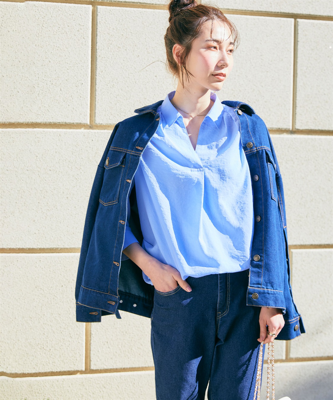 CROSS FUNCTION 【メディア掲載】《シワになりにくい》シャツ活エアーツイルタックプルオーバーシャツ【CF/クロスファンクション】_sub_23