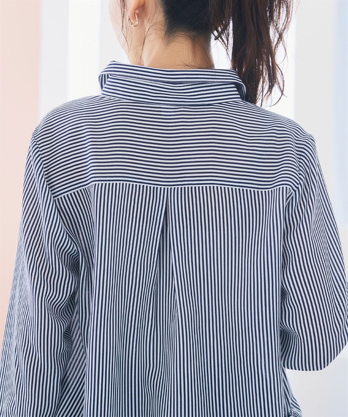 CROSS FUNCTION 【メディア掲載】《シワになりにくい》シャツ活エアーツイルタックプルオーバーシャツ【CF/クロスファンクション】_sub_27