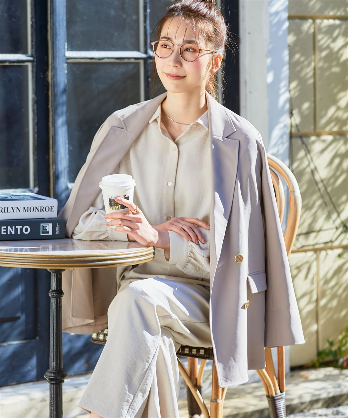 CROSS FUNCTION 【メディア掲載】《シワになりにくい》シャツ活リネンライクタックスリーブシャツ【CF/クロスファンクション】_sub_7