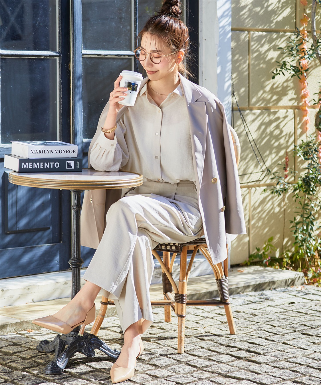 CROSS FUNCTION 【メディア掲載】《シワになりにくい》シャツ活リネンライクタックスリーブシャツ【CF/クロスファンクション】_sub_8