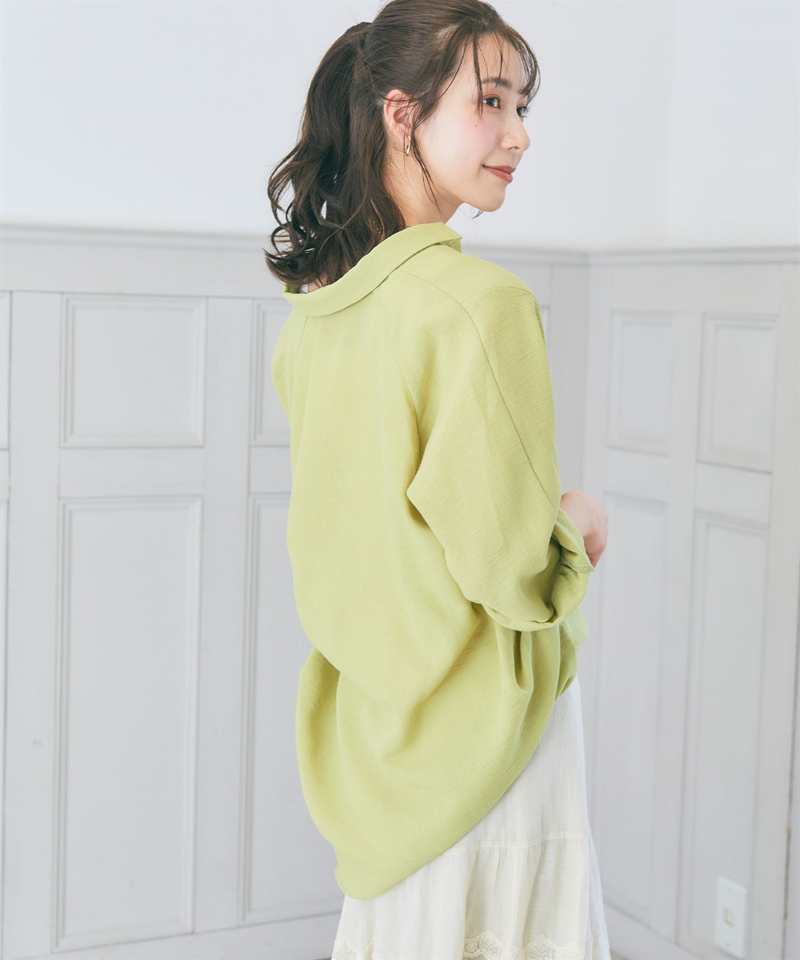 CROSS FUNCTION 【メディア掲載】《シワになりにくい》シャツ活リネンライクタックスリーブシャツ【CF/クロスファンクション】_sub_13