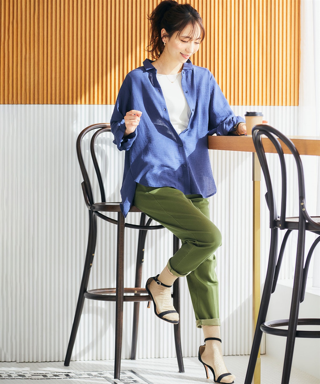 CROSS FUNCTION 【メディア掲載】《シワになりにくい》シャツ活リネンライクタックスリーブシャツ【CF/クロスファンクション】_sub_17