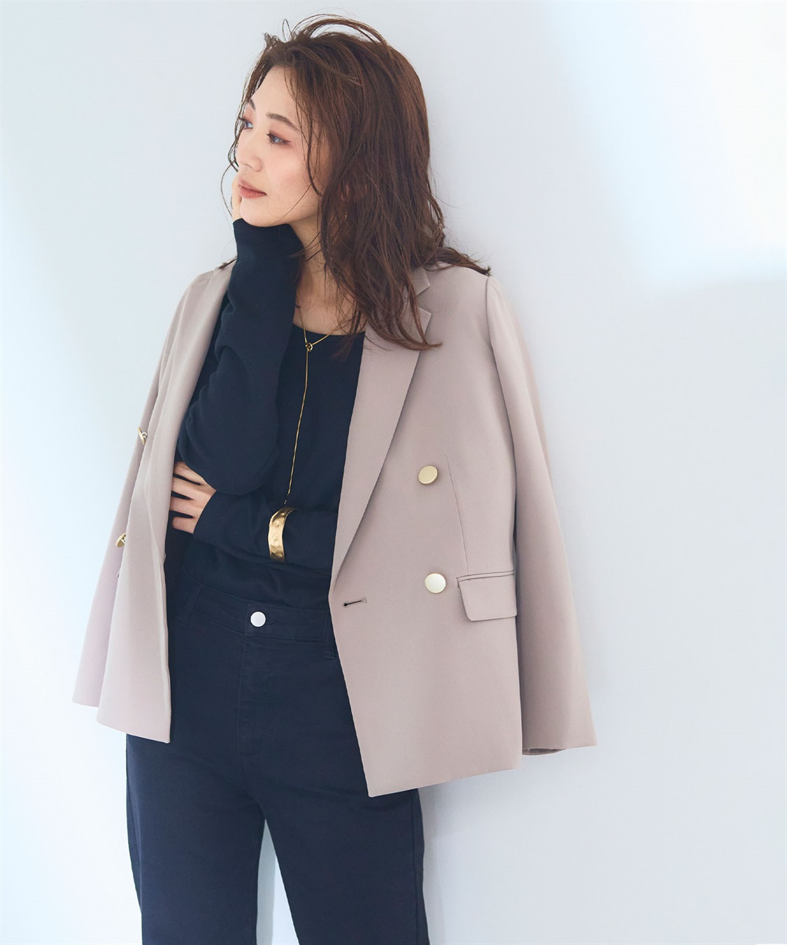 CROSS FUNCTION 《洗える・ストレッチ》正解 ダブルクロスブレストジャケット【CF/クロスファンクション】_sub_13