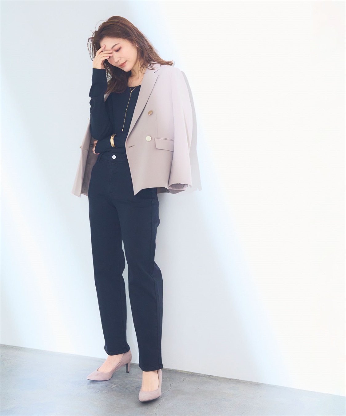 CROSS FUNCTION 《洗える・ストレッチ》正解 ダブルクロスブレストジャケット【CF/クロスファンクション】_sub_15