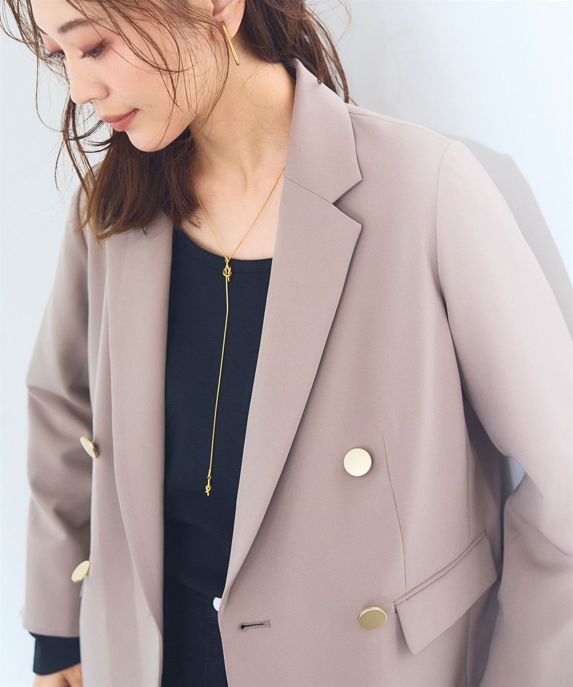 CROSS FUNCTION 《洗える・ストレッチ》正解 ダブルクロスブレストジャケット【CF/クロスファンクション】_sub_18