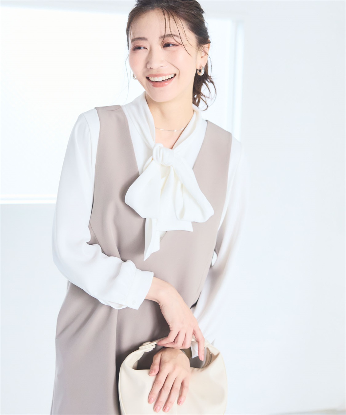 CROSS FUNCTION 《洗える・ストレッチ》正解ダブルクロスVネックジャンスカ【CF/クロスファンクション】_sub_15