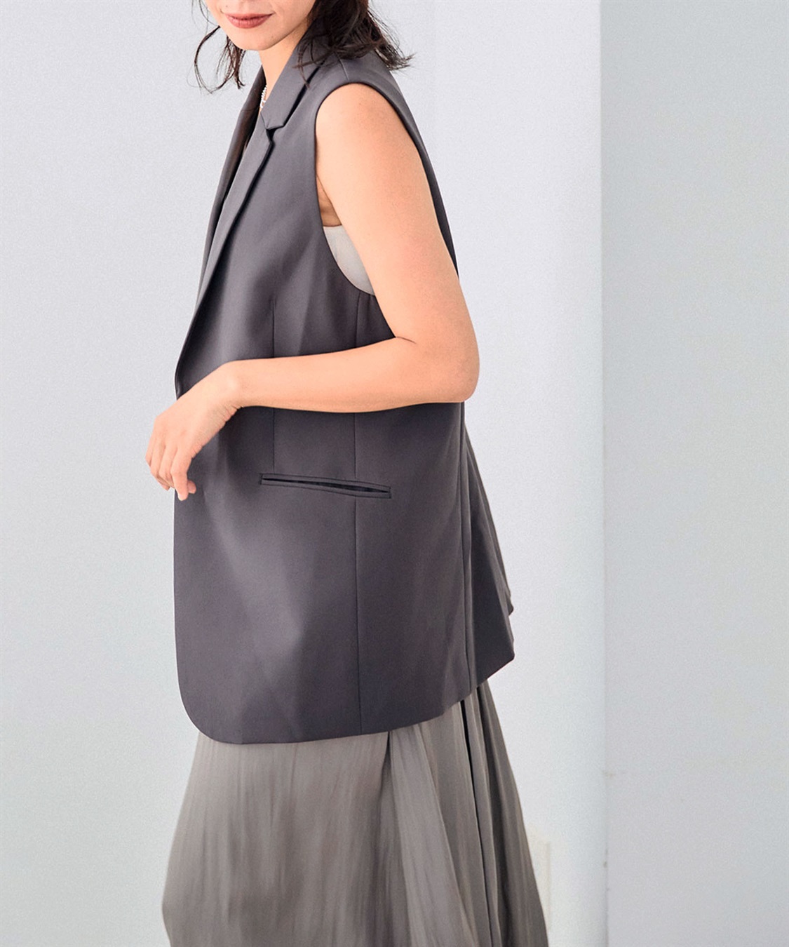 CROSS FUNCTION 《洗える・ストレッチ》正解 ダブルクロステーラードジレ【CF/クロスファンクション】_sub_4