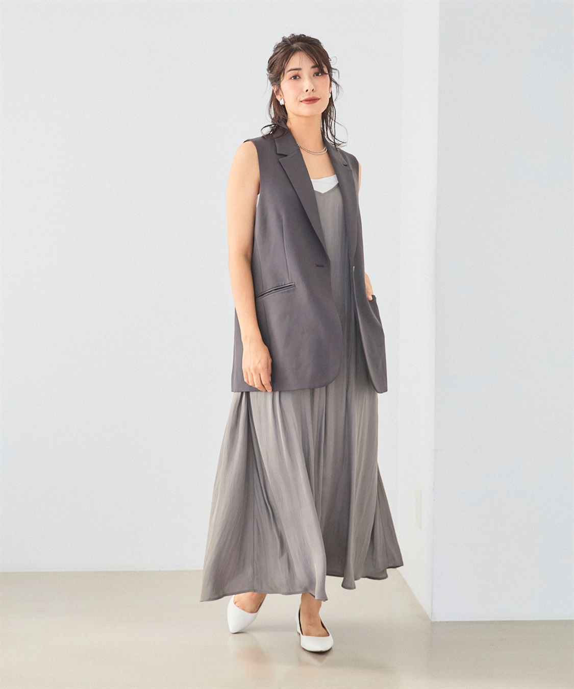 CROSS FUNCTION 《洗える・ストレッチ》正解 ダブルクロステーラードジレ【CF/クロスファンクション】_sub_6