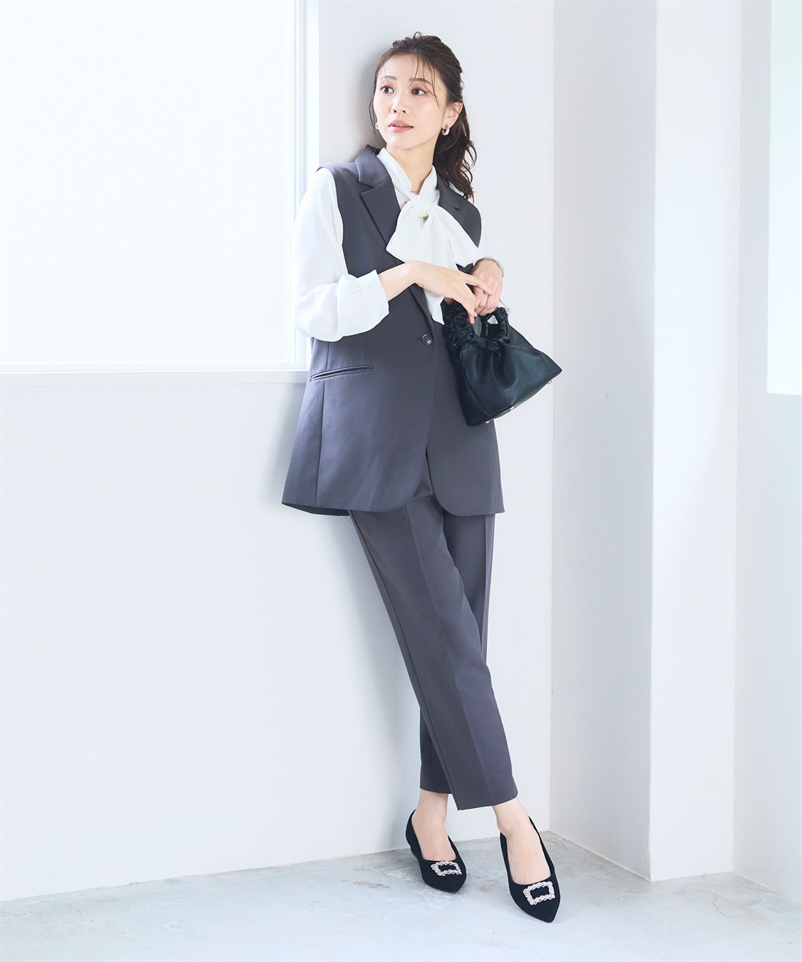 CROSS FUNCTION 《洗える・ストレッチ》正解 ダブルクロステーラードジレ【CF/クロスファンクション】_sub_12