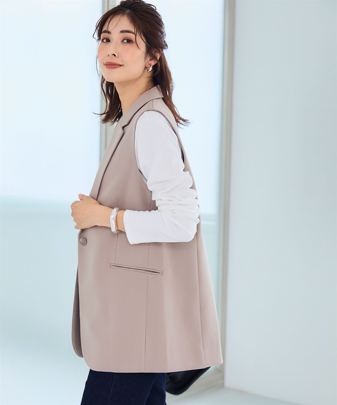 CROSS FUNCTION 《洗える・ストレッチ》正解 ダブルクロステーラードジレ【CF/クロスファンクション】_sub_24