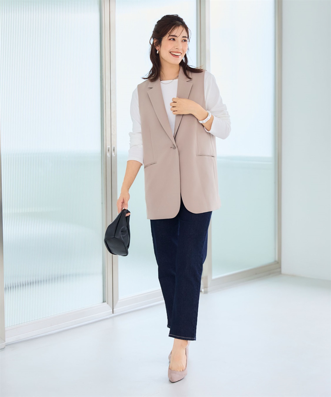 CROSS FUNCTION 《洗える・ストレッチ》正解 ダブルクロステーラードジレ【CF/クロスファンクション】_sub_27